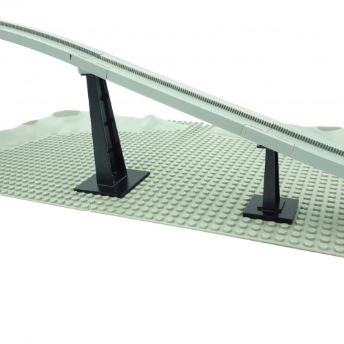Monorail Short Ramp Extension - Light Gray Monorail Short Ramp Extension - Light Gray